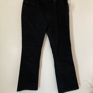 WOMENS STRAIGHT LEG BLACK JEANS SIZE 26 PRISTINE CONDITION!!!!
